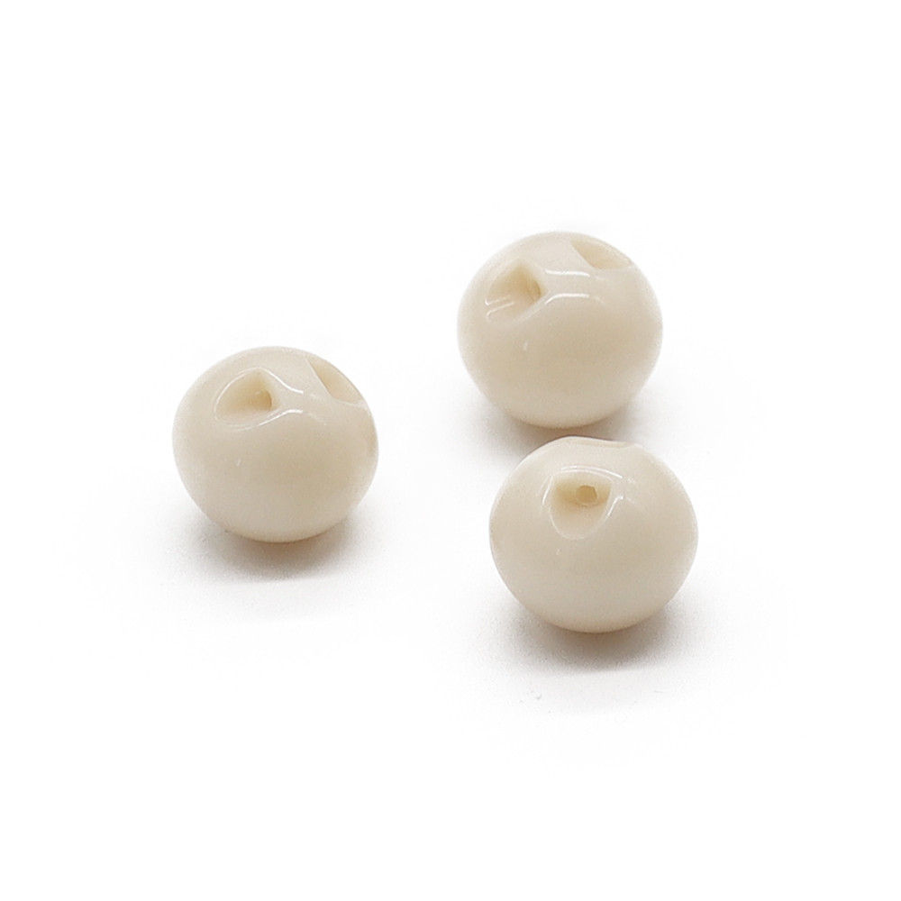 Buttons Iride Sphere 15 mm Cream 3 pc