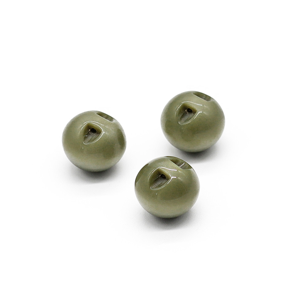 Bottoni Iride Sfera 12 mm Salvia 3 pz
