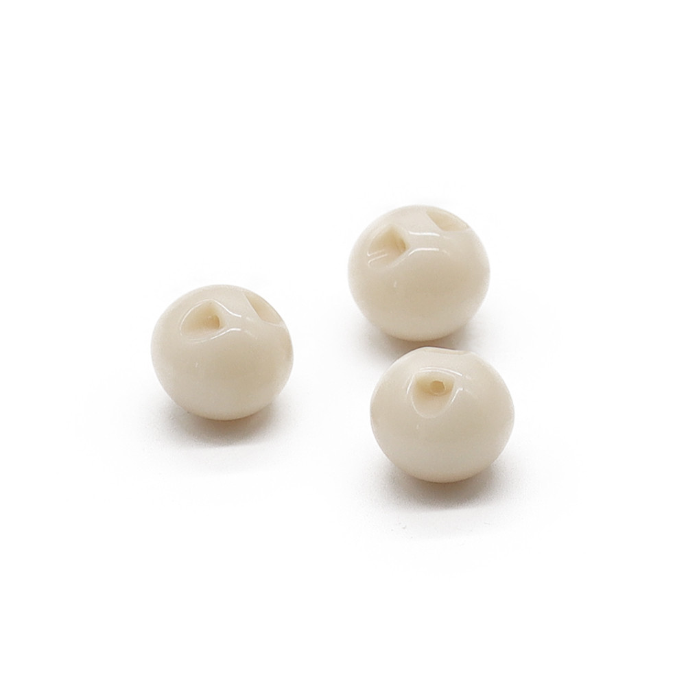 Buttons Iride Sphere 12 mm Cream 3 pc
