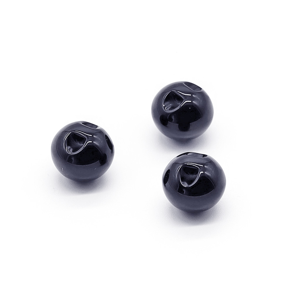 Buttons Iride Sphere 12 mm Blue plain 3 pc