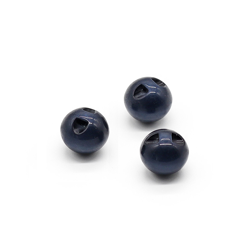Buttons Iride Sphere 10 mm Blue shaded 3 pc
