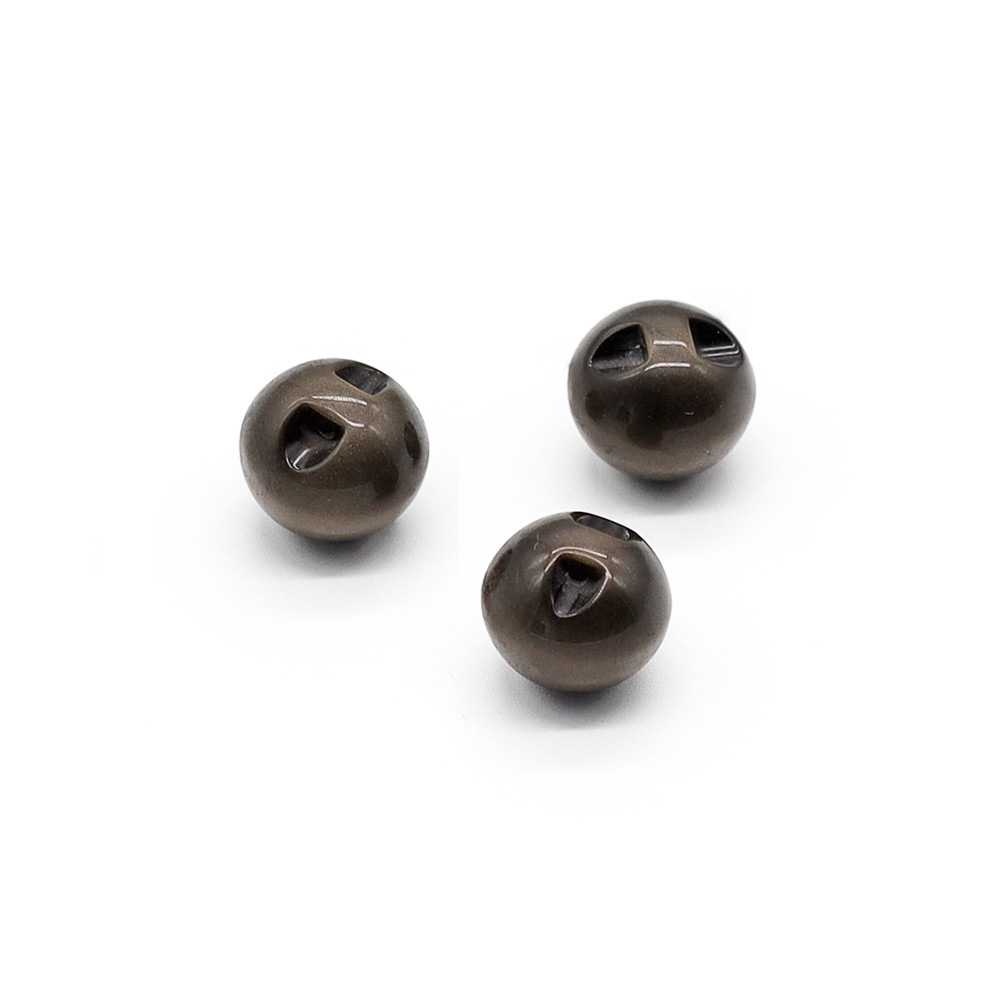 Buttons Iride Sphere 10 mm Brown 3 pc