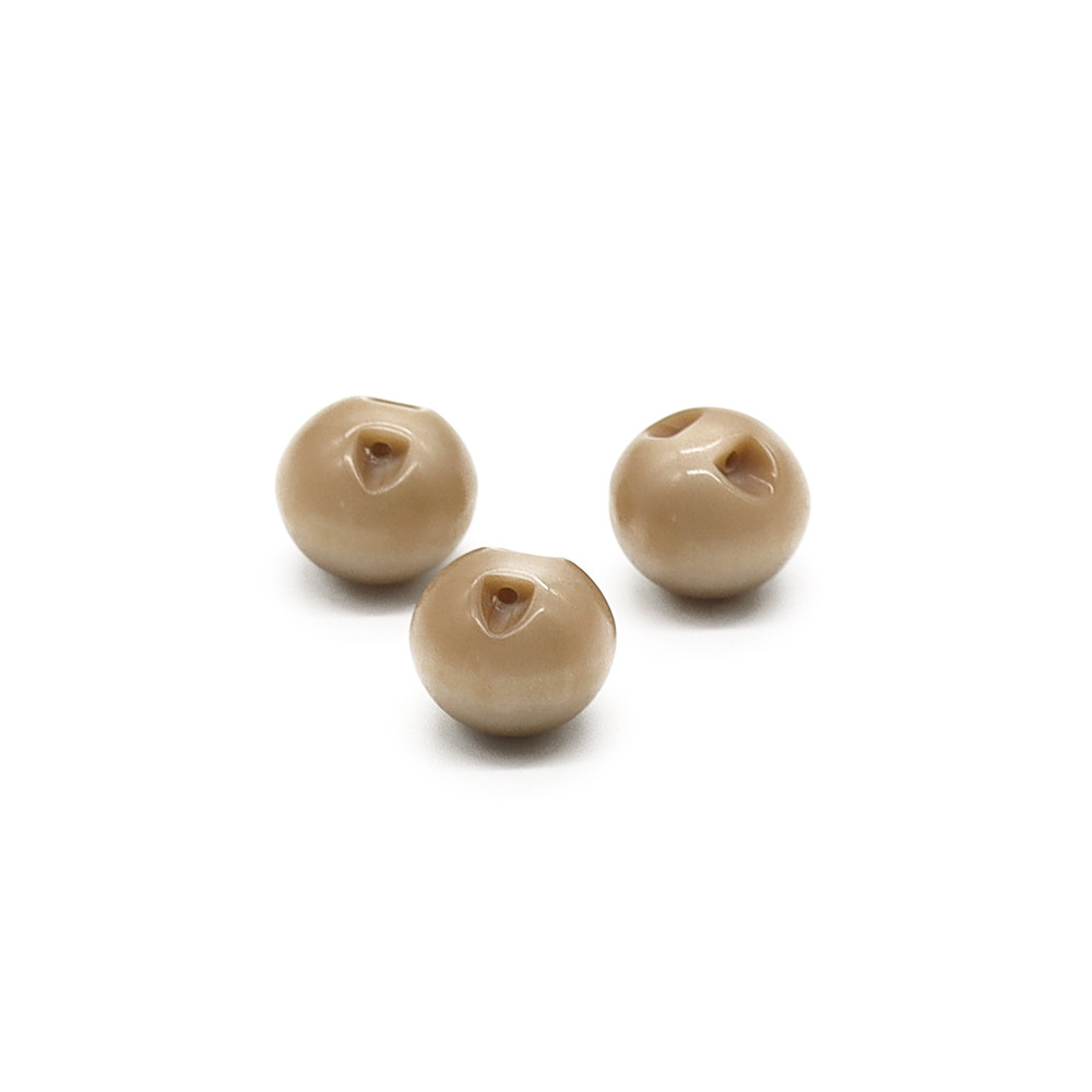 Buttons Iride Sphere 10 mm Walnut 3 pc