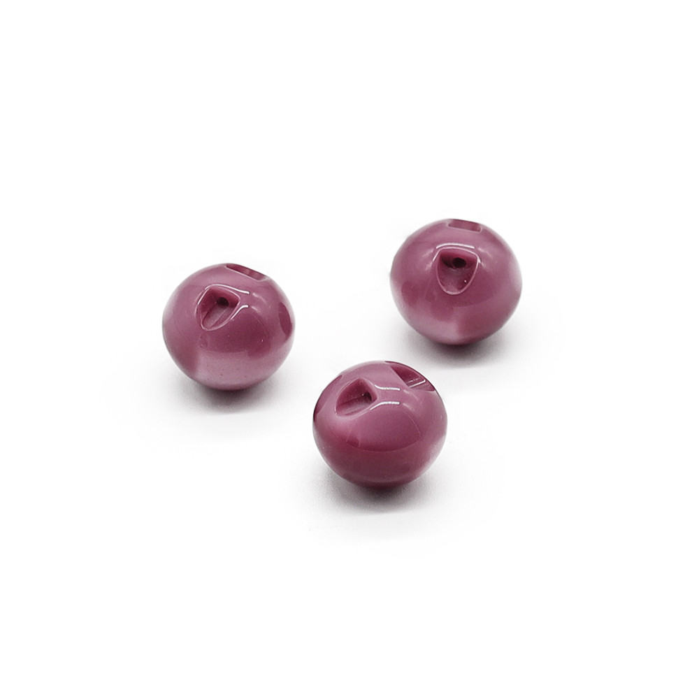 Bottoni Iride Sfera 10 mm Rosa antico 3 pz