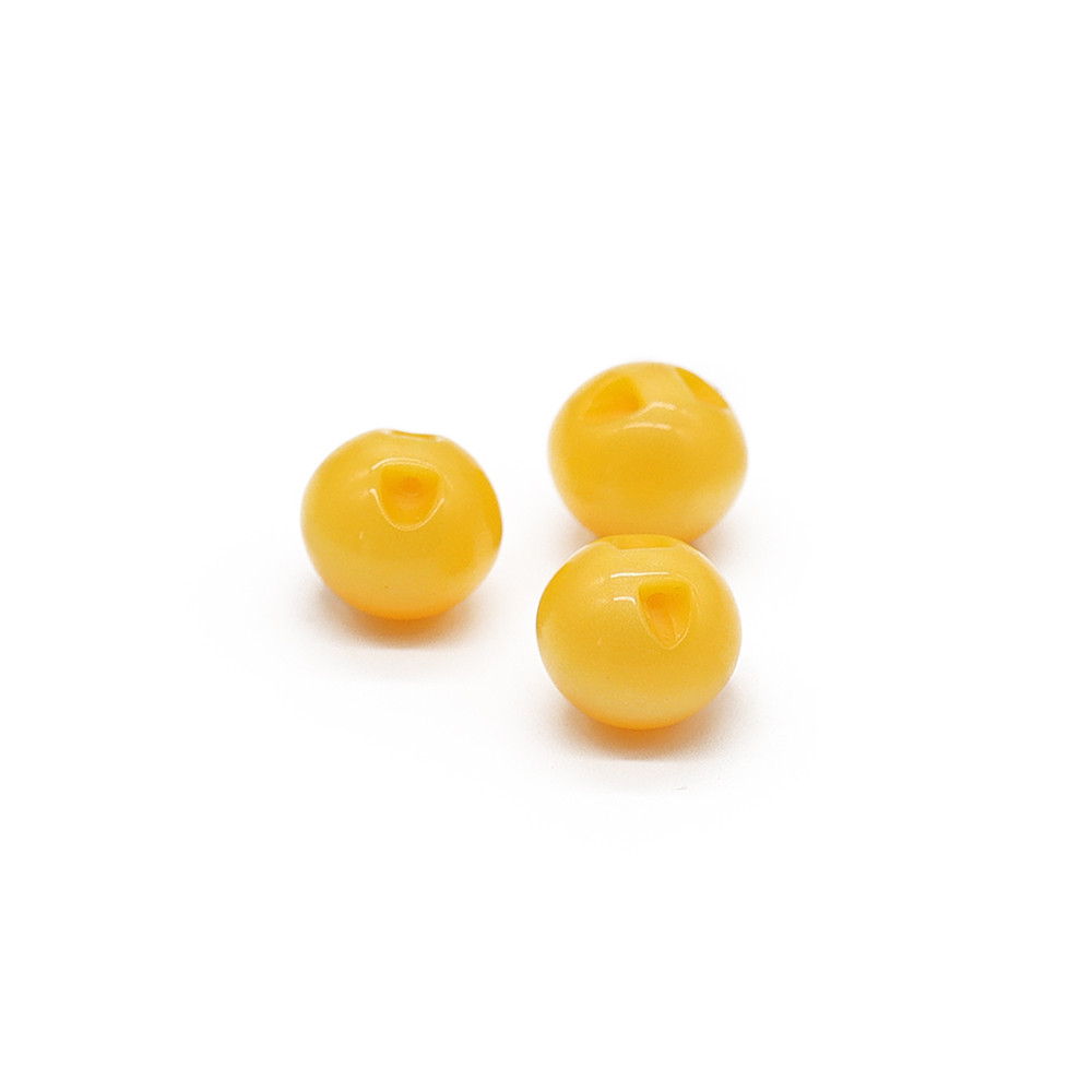 Buttons Iride Sphere 10 mm Yellow 3 pc