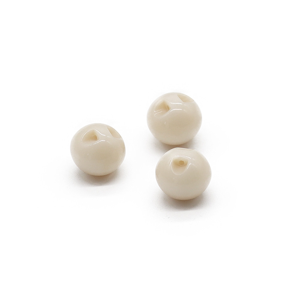 Buttons Iride Sphere 10 mm Cream 3 pc