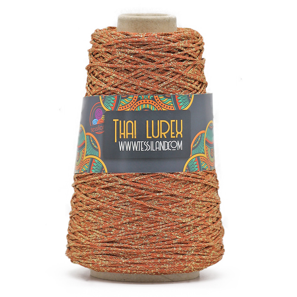 Thai Lurex Brique Or Grammes 200