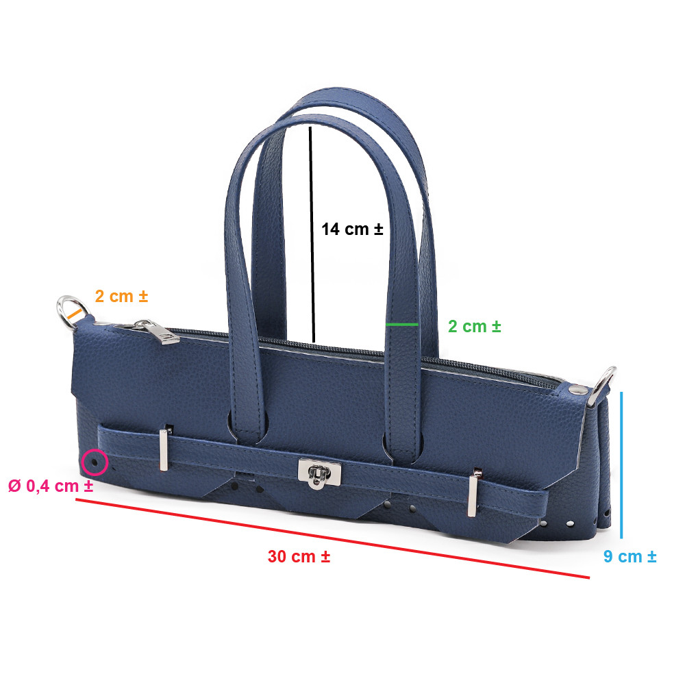 Set borsa Kelly Blu