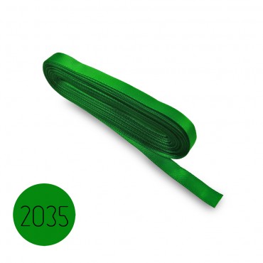 Satin ribbon 6mm. Green 2035. 10M