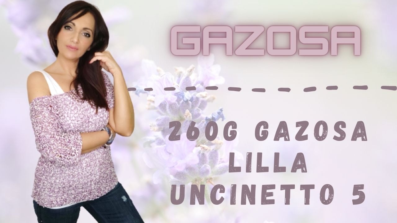 Tutorial maglia monospalla Gazosa a uncinetto